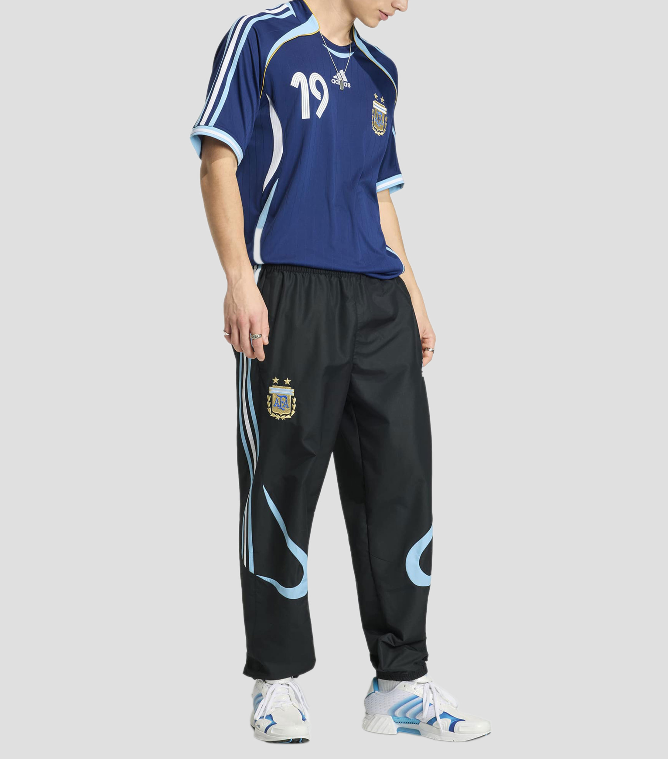 Jersey cuello redondo manga corta estampado Argentina Hombre